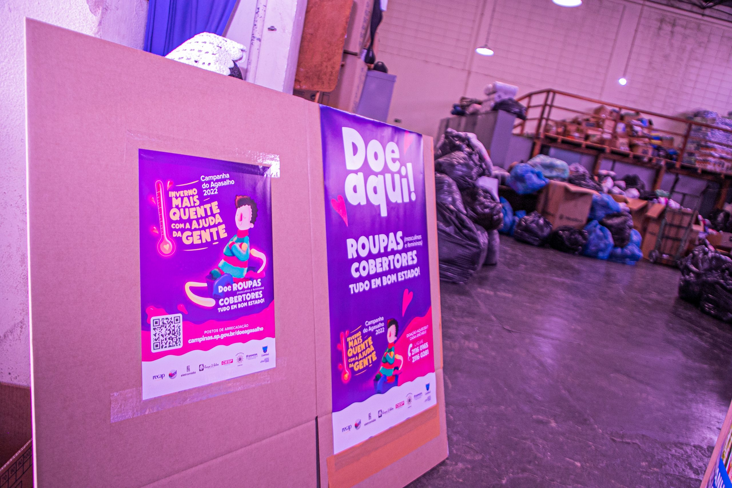 Campanha do Agasalho arrecada 11,5 toneladas de doações 