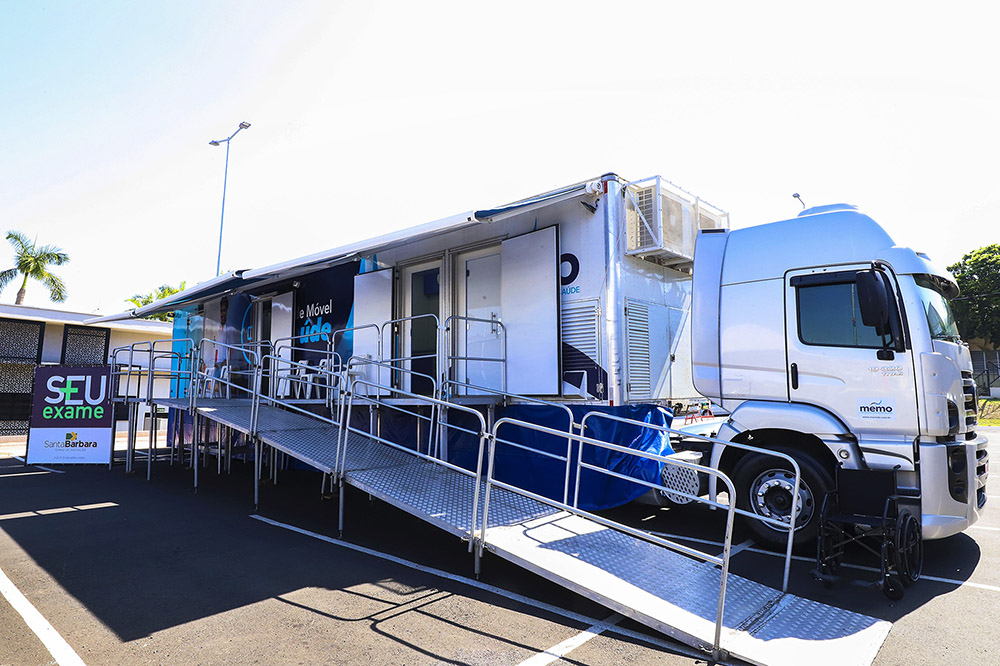 Carreta que faz exames de graça está de volta à Sta. Bárbara d’Oeste