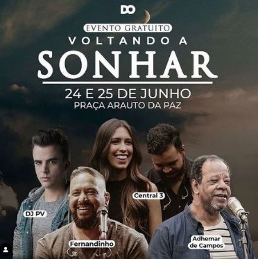 “Voltando a Sonhar” será realizado em Campinas nos dias 24 e 25 de junho