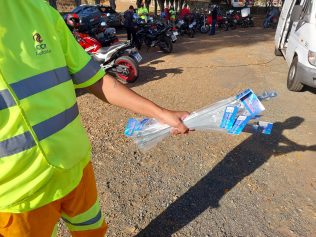 Autoban e Emdec realizam ação educativa para motociclistas