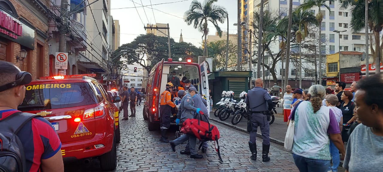Homem é esfaqueado na cabeça no centro de Campinas