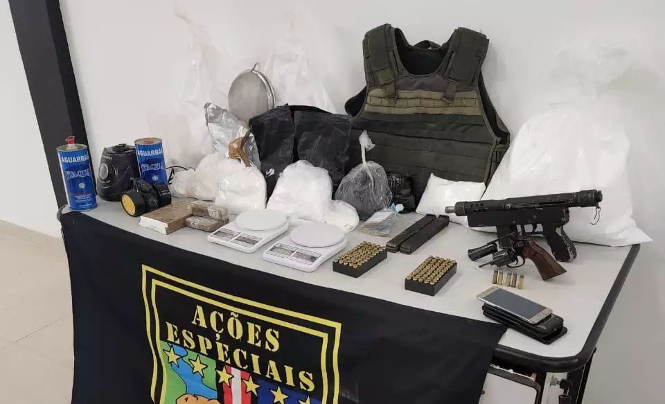 Baep descobre refinaria de drogas no Jardim Dall’Orto, em Sumaré