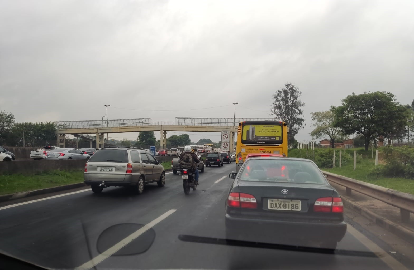 Anhanguera no Trevo da Bosch é desbloqueado pela PM