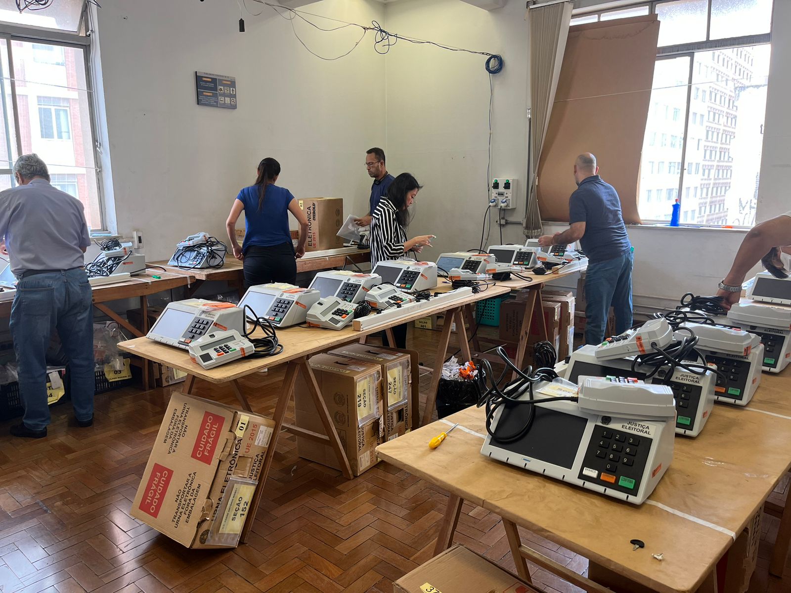 Termina a lacração de urnas em Campinas