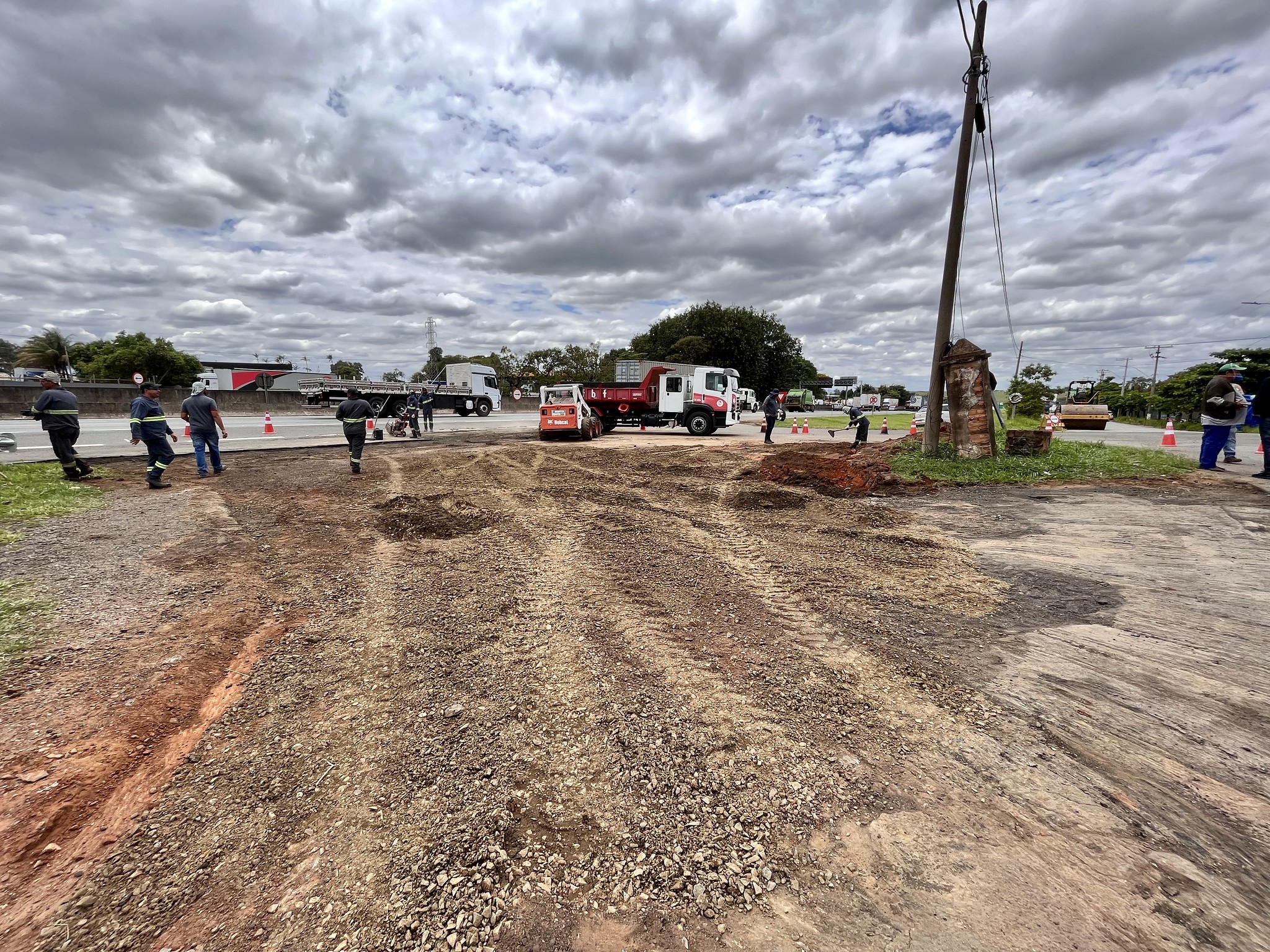 Começam obras de reconstrução do acesso ao Jardim Bertoni, em Americana