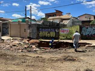 Árvore cai em rede elétrica e deixa casal de idosos preso em casa