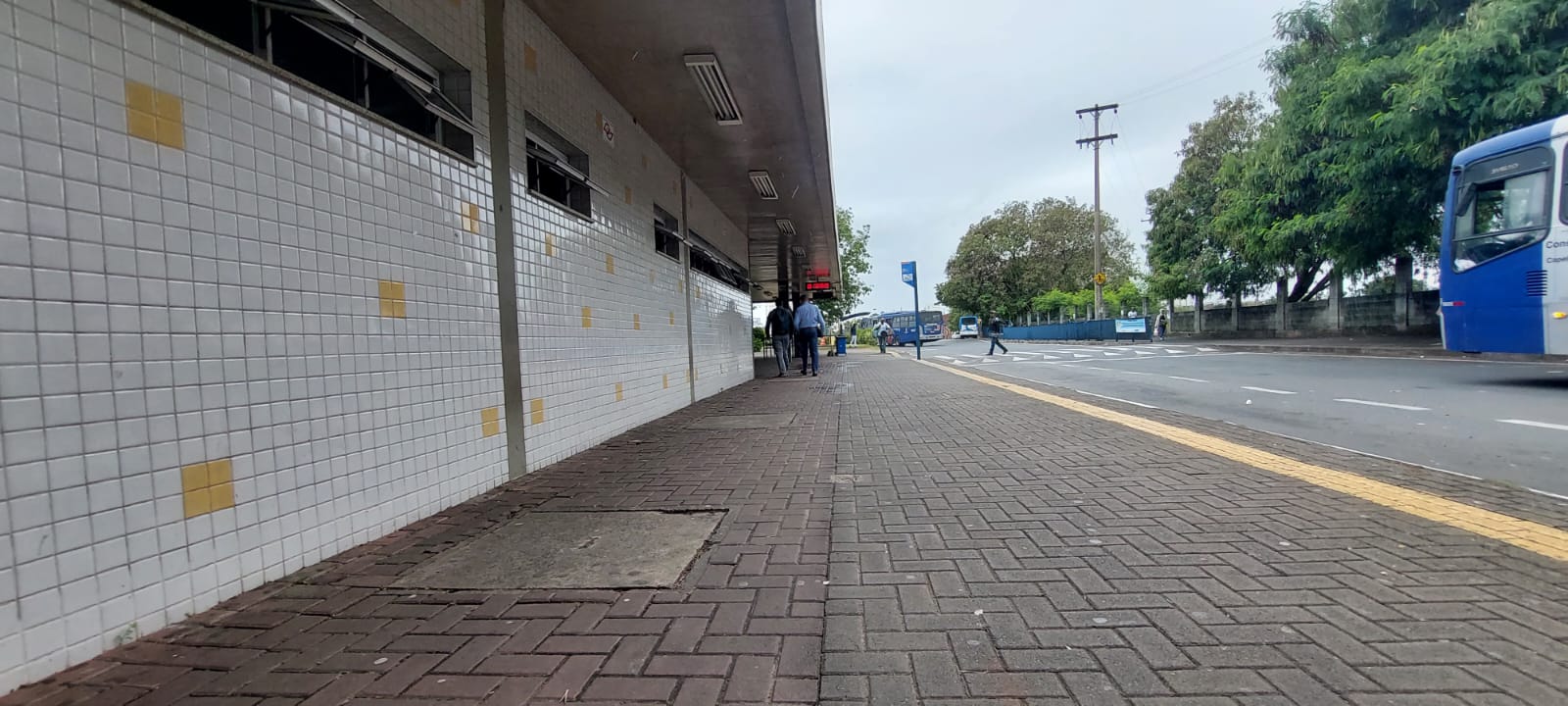 Fossa do Terminal Metropolitano é fechada após queda de passageira