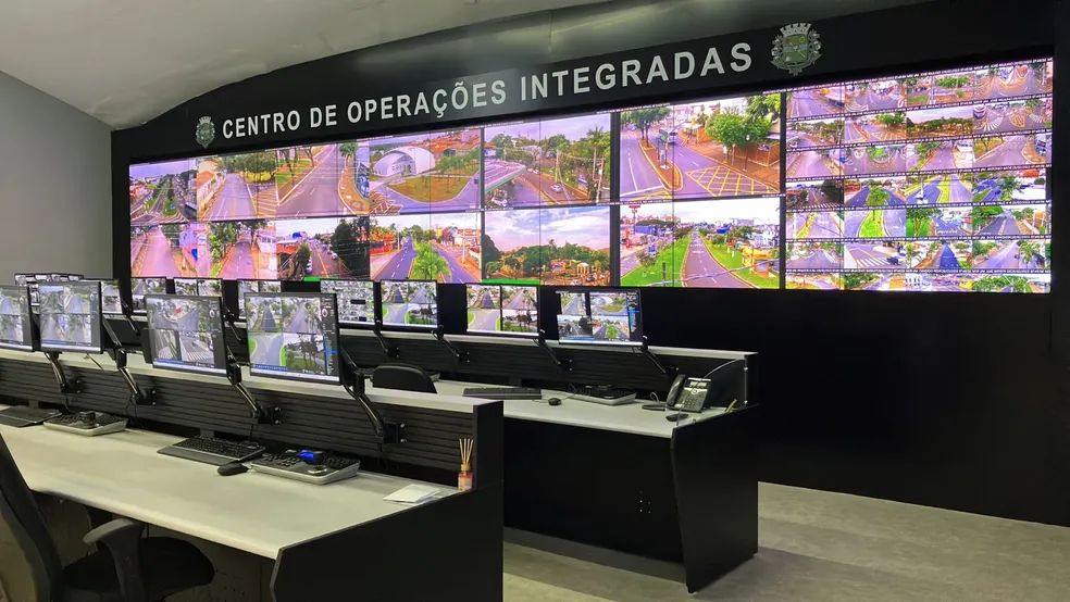 Centro de Operações começa a operar em Paulínia; são 166 câmeras de monitoramento