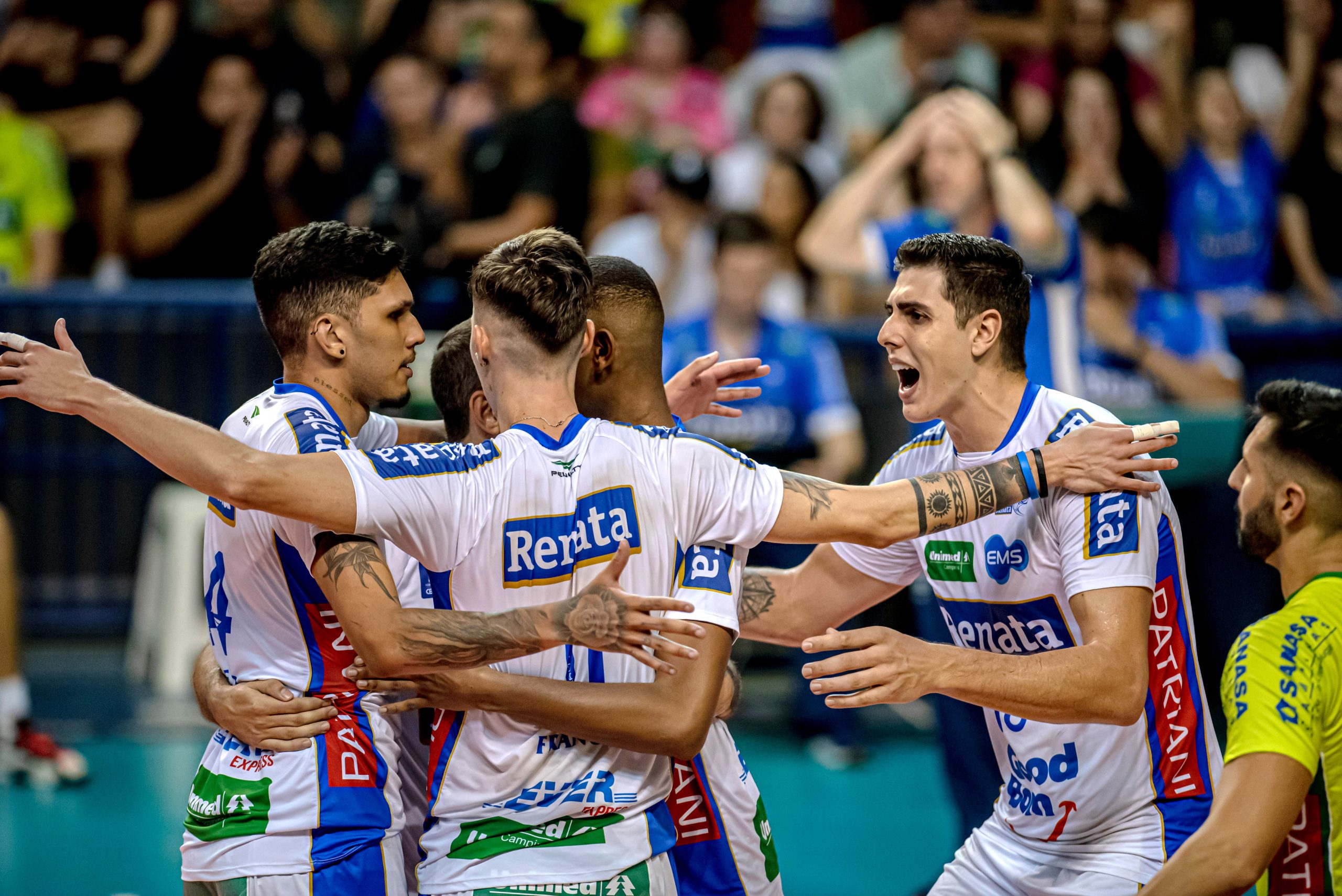 CBV define datas e horários do confronto Vôlei Renata x São José dos Campos