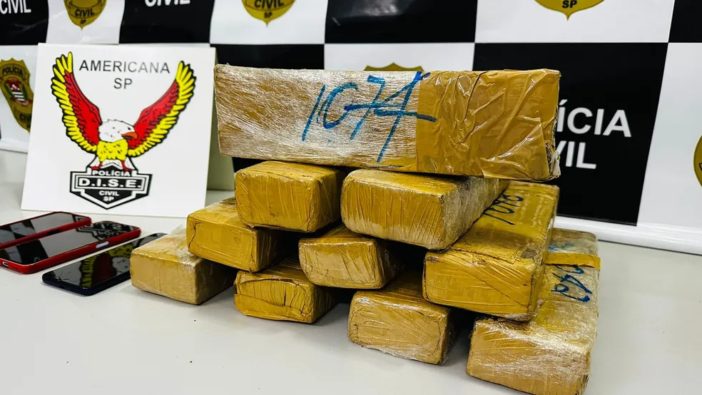 DISE de Americana apreende 10kg de maconha transportados em ônibus