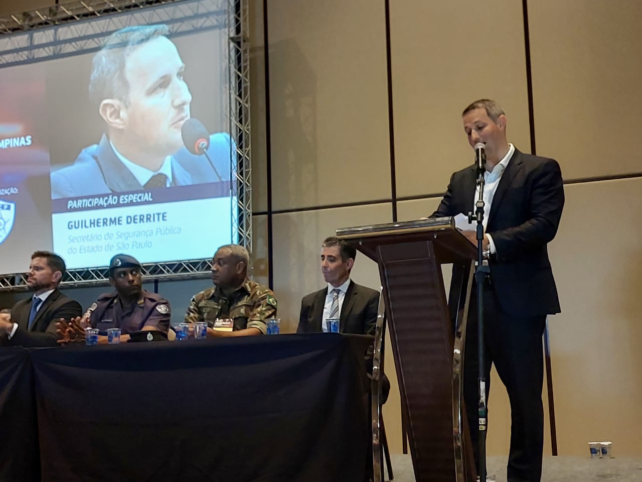 Em Campinas, secretário estadual de segurança promete combate ao crime organizado