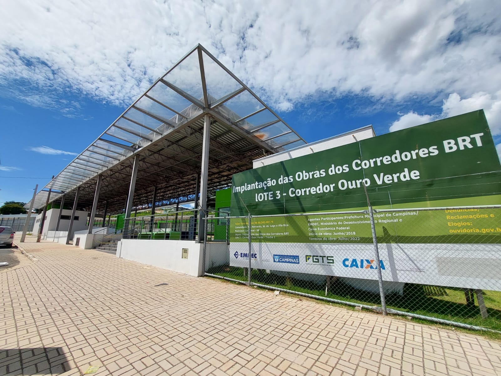 Terminal BRT Campos Elíseos deve ficar pronto em 40 dias; obras continuam