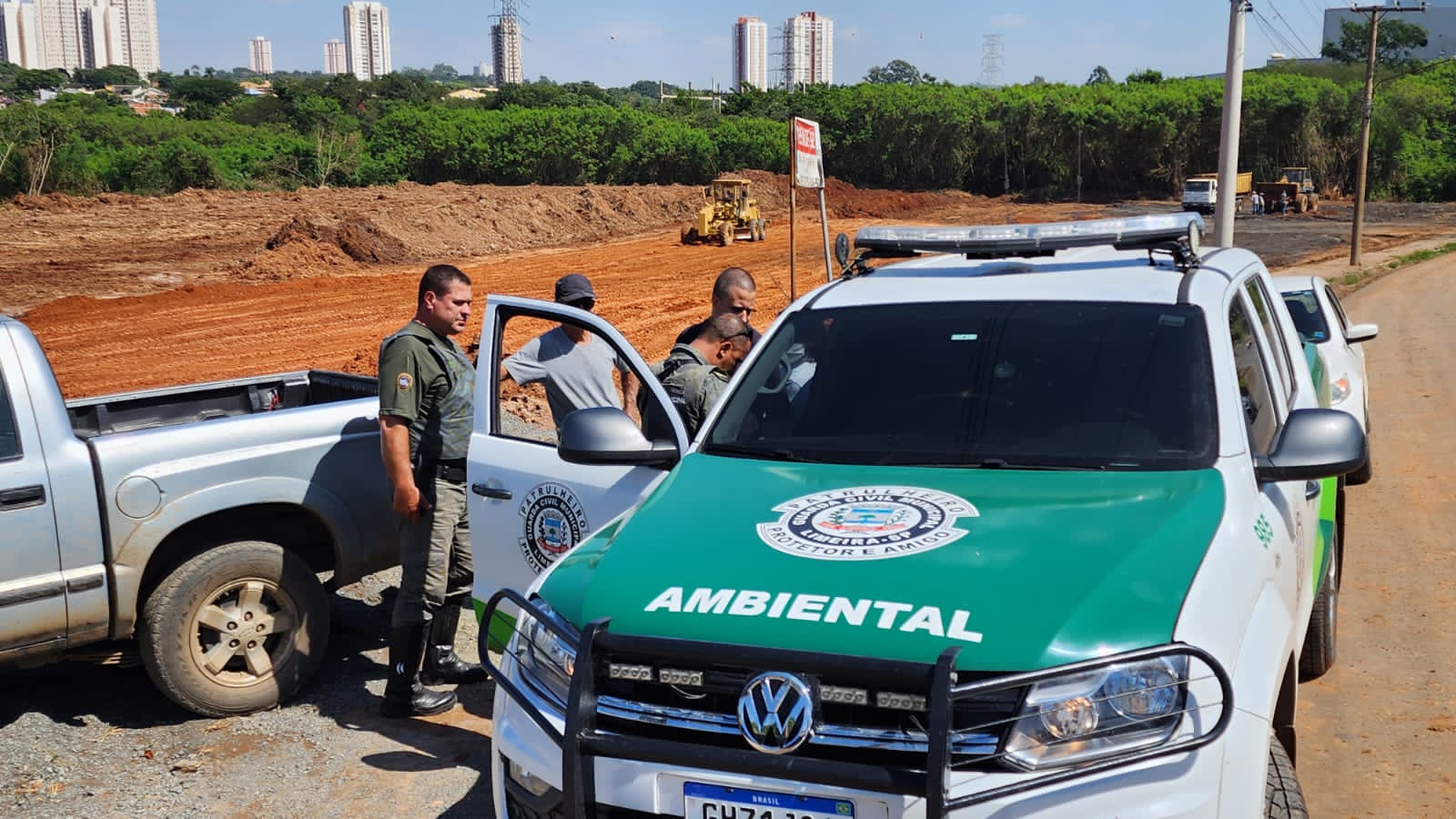 Guarda Civil de Limeira flagra crime ambiental em área da Via Francisco D’Andrea