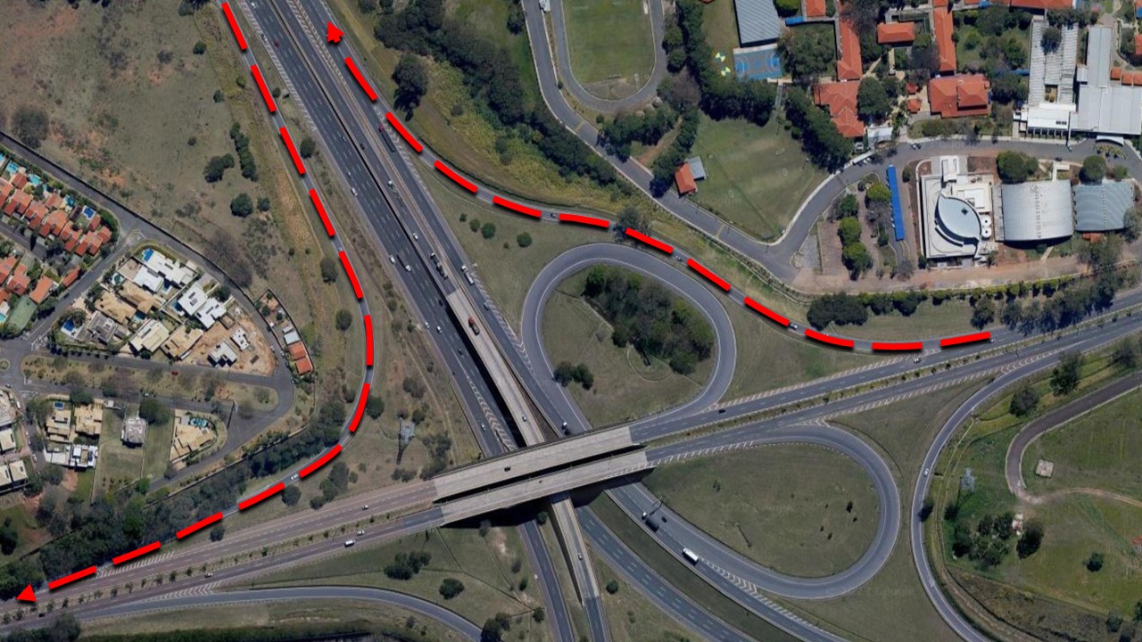 Alça de acesso à de Sousas à Rodovia D. Pedro terá desvios para obras