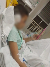 Menino que perdeu a orelha durante ataque de pitbull recebe alta em Campinas