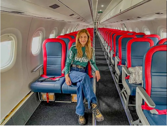 Avião do Palmeiras está quase pronto para ser utilizado nesta temporada