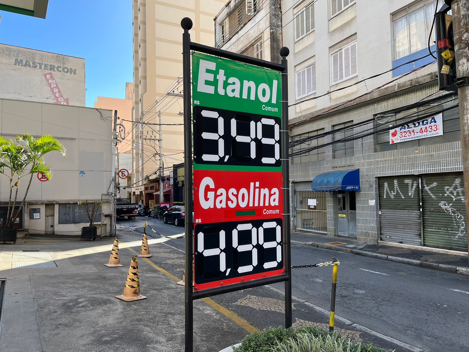 Preço da gasolina sofre pequena alteração em Campinas