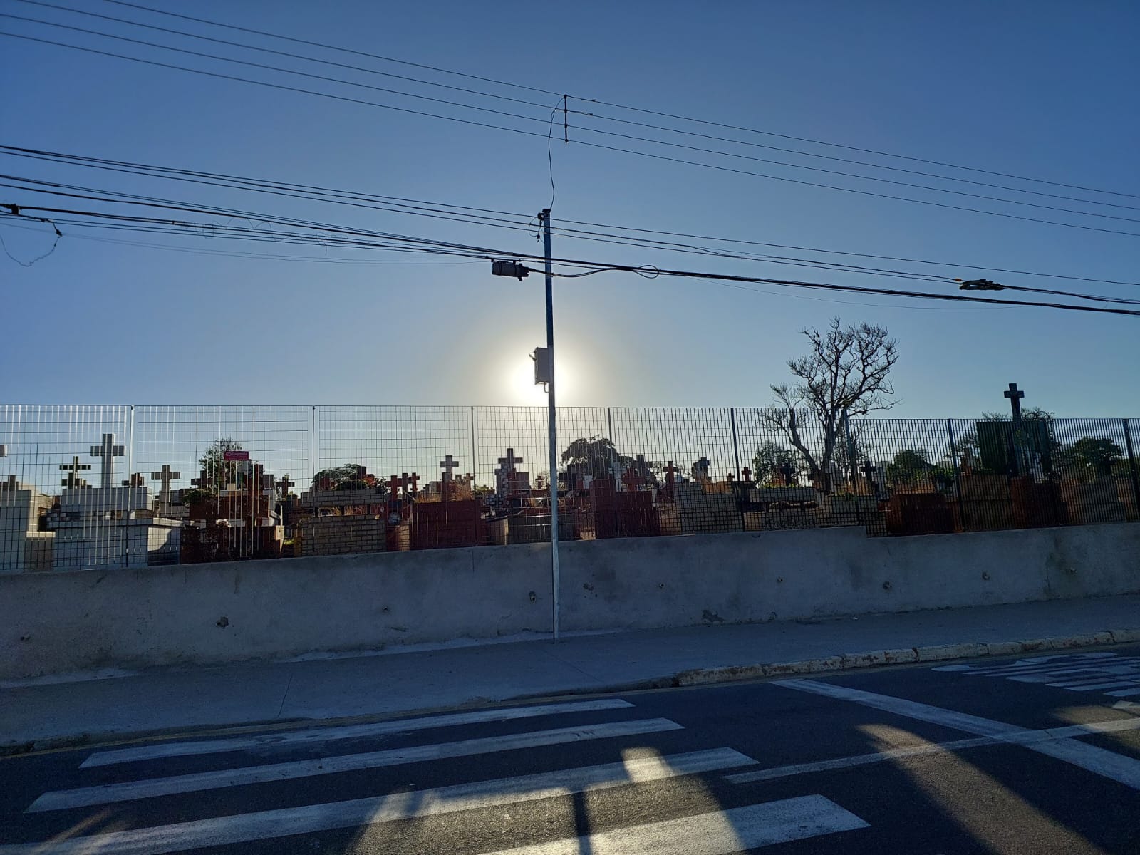 Gradil no cemitério da Saudade gera polêmica; local receberá cerca viva