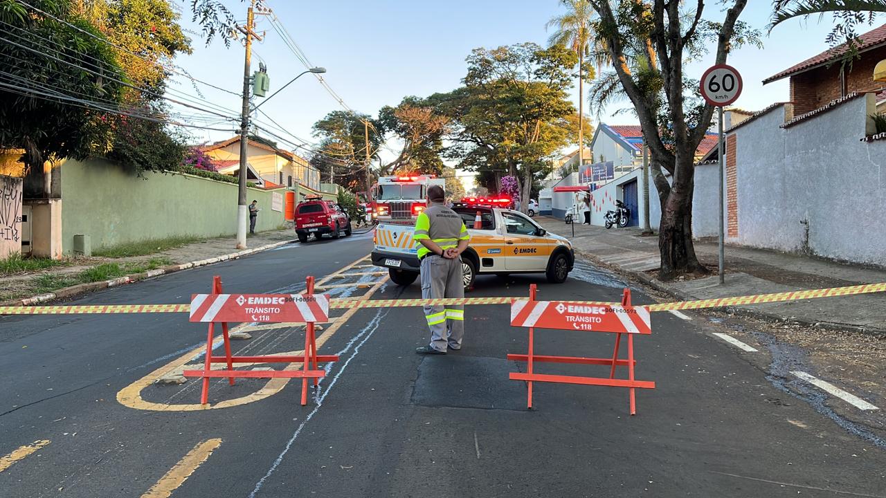 Incêndio atinge clínica de repouso no Parque Taquaral