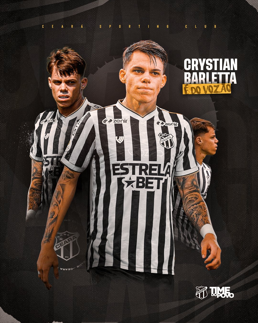 Antes de duelo com Guarani, Ceará anuncia contratação de Barletta, ex-Corinthians