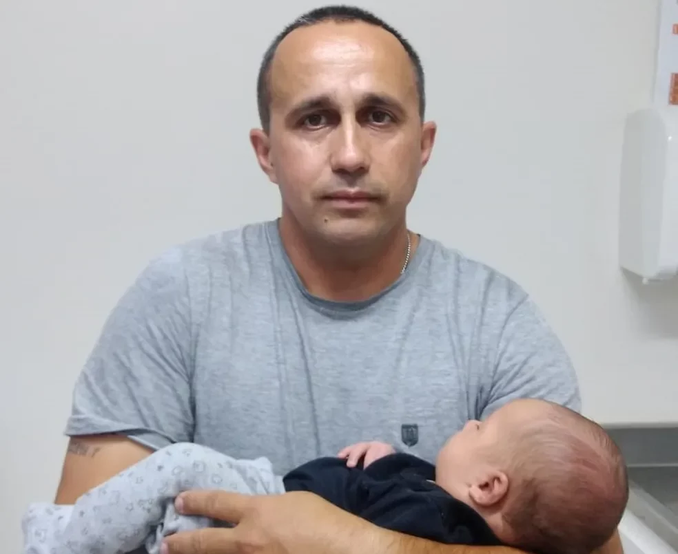 Policial Militar salva bebê de 15 dias que estava engasgado em São Pedro