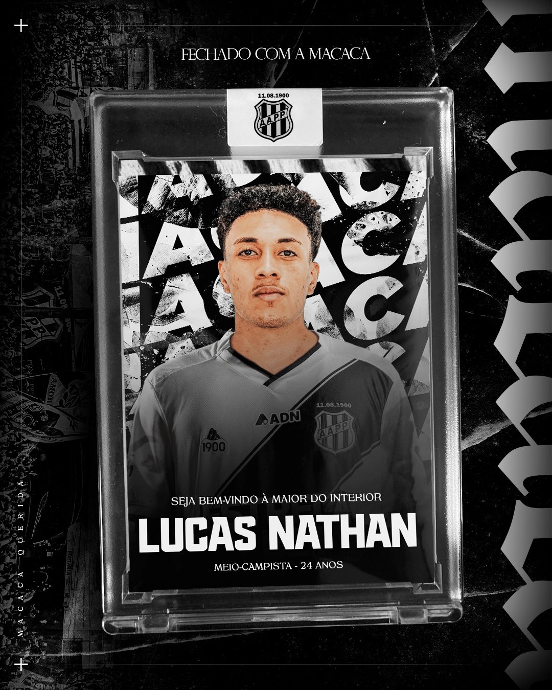 Ponte Preta confirma a contratação de Lucas Nathan
