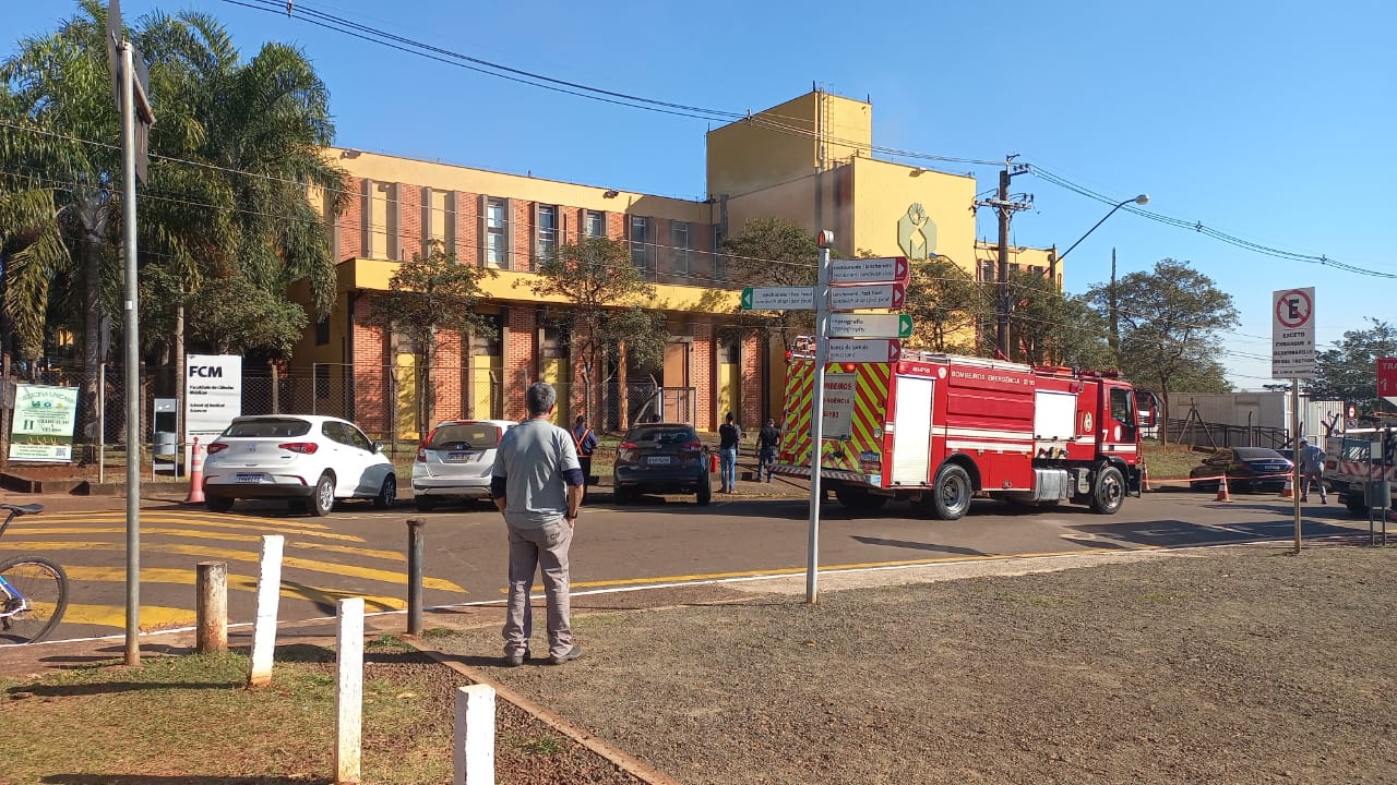 Princípio de incêndio na Unicamp mobiliza Corpo de Bombeiros 