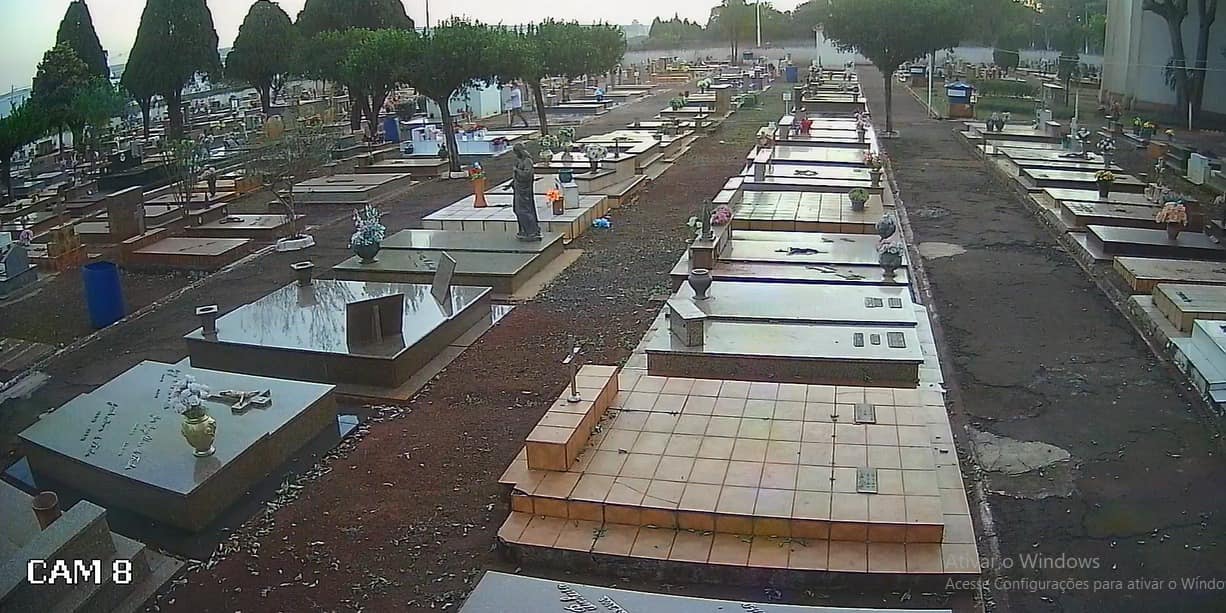 Cordeirópolis coloca câmeras no cemitério para evitar furto de túmulos e objetos