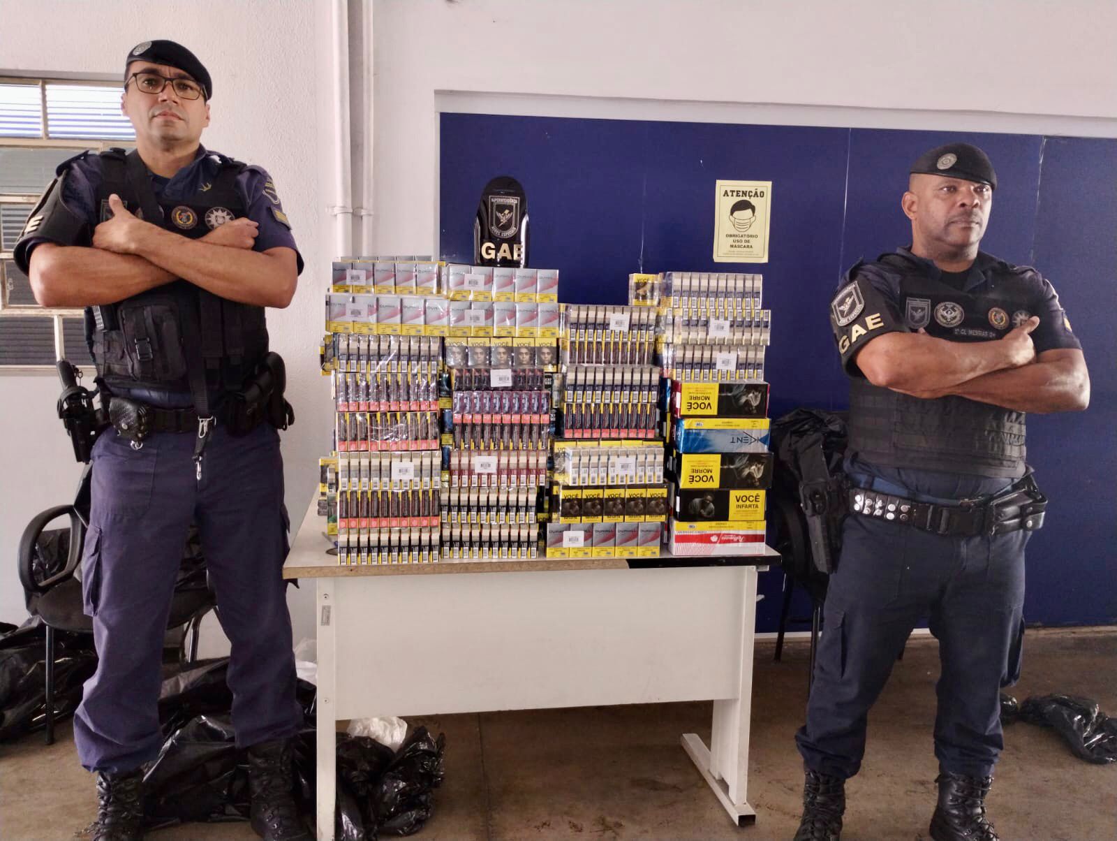 GM recupera carga de cigarros avaliada em R mil