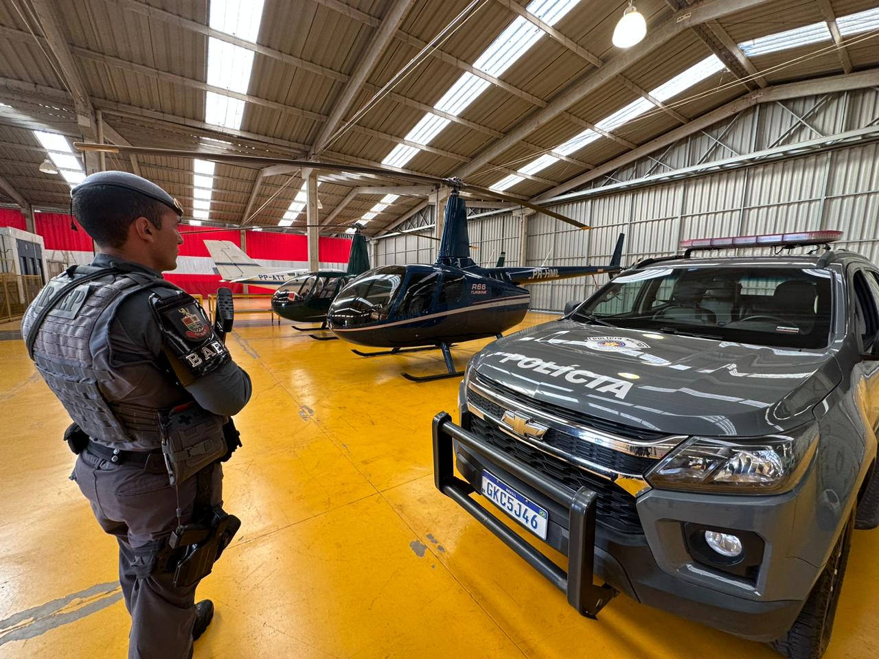PF descobre hangar em Americana usado pelo crime organizado