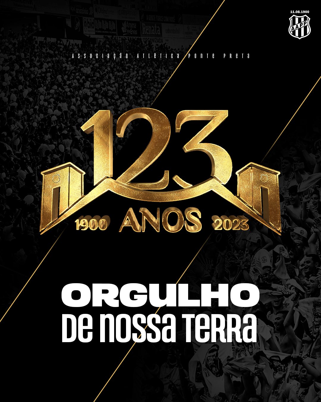 Ponte Preta comemora os 123 anos de fundação