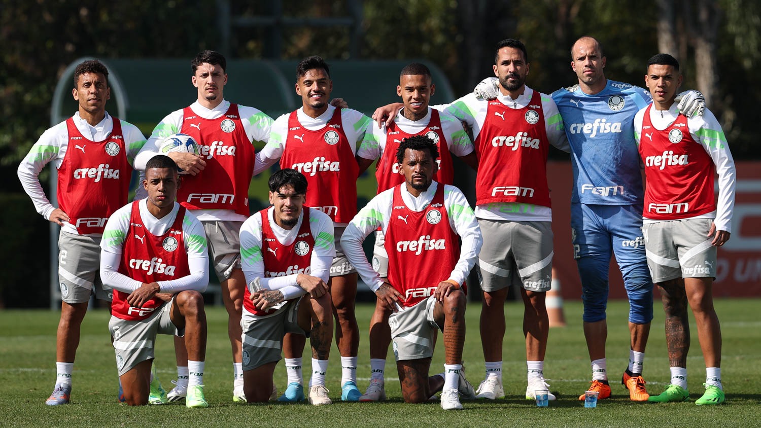 Sem descanso, elenco do Palmeiras retorna de BH, dorme no CT e se prepara para encarar o Fluminense