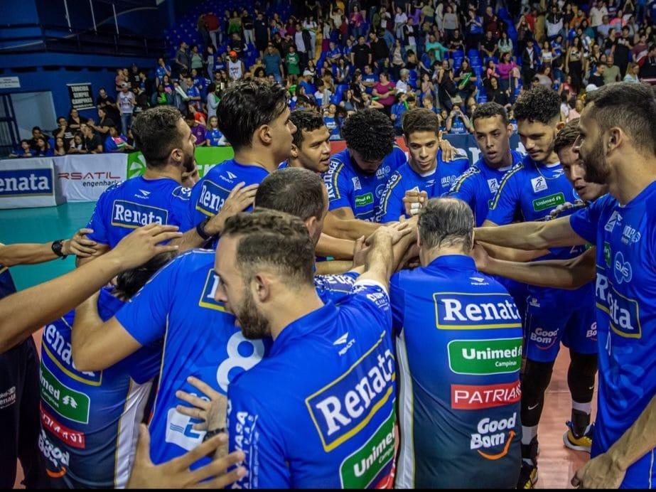 Vôlei Renata vence Santo André na primeira partida em casa no Campeonato Paulista