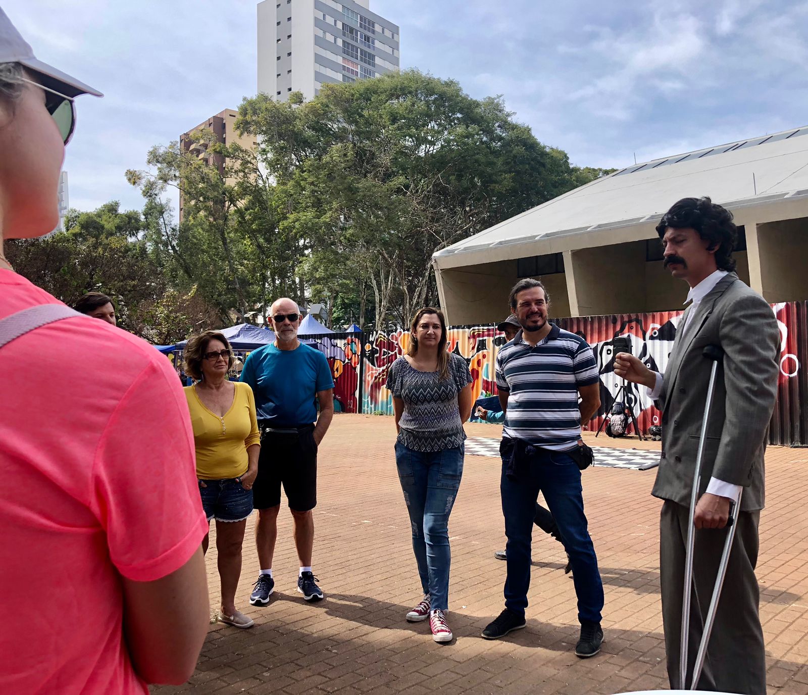 História do compositor Carlos Gomes é contada durante percurso de caminhada