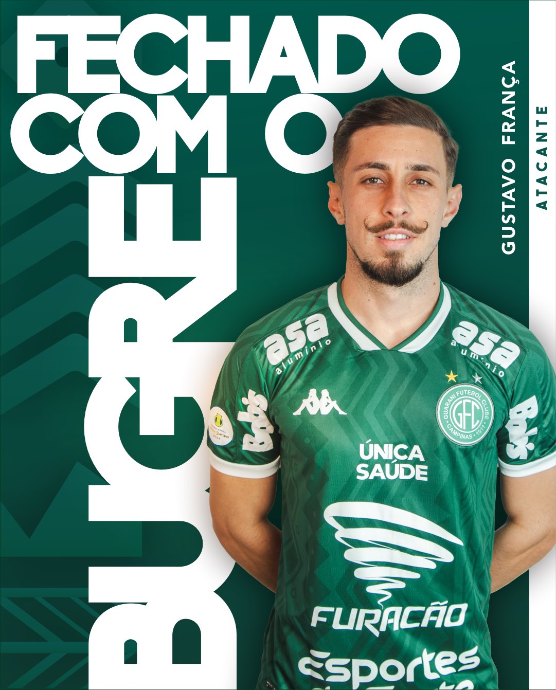 Guarani confirma contratação de Iago Teles e Gustavo França