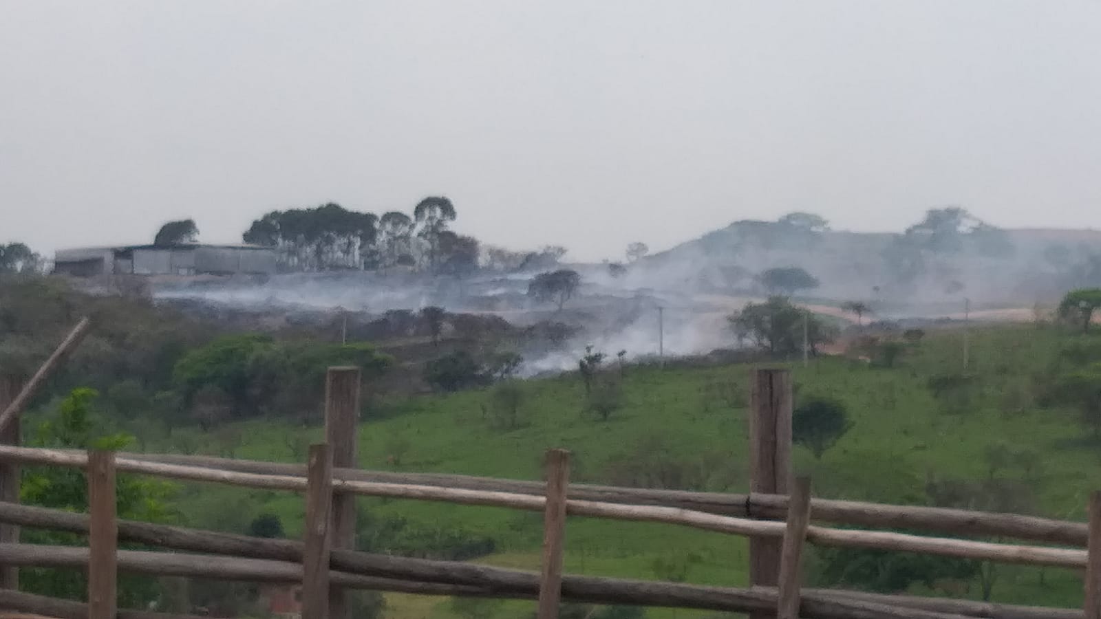 Moradores do Campo Grande reclamam de queimada em usina; incêndio foi criminoso
