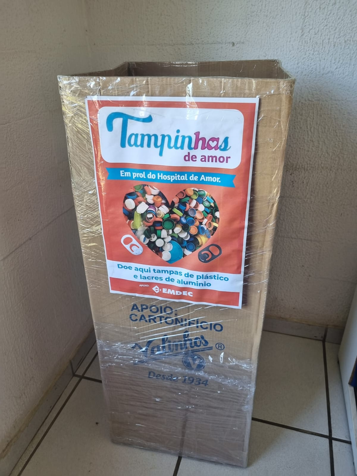 ‘Tampinhas de amor’: conheça campanha que ajuda pacientes de hospital em Campinas