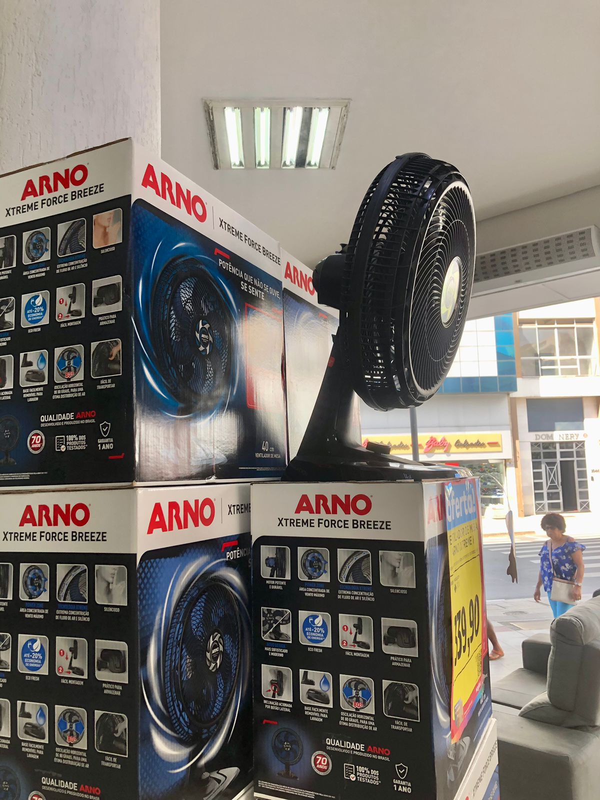 Vendas de ventiladores e aparelhos de ar-condicionado crescem 70%