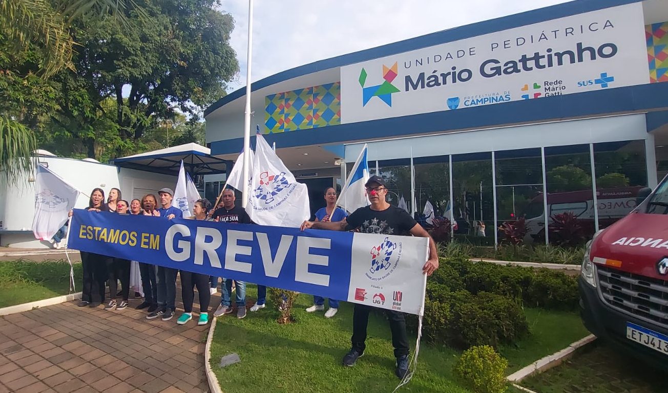 Profissionais de enfermagem da Rede Mário Gatti entram em greve