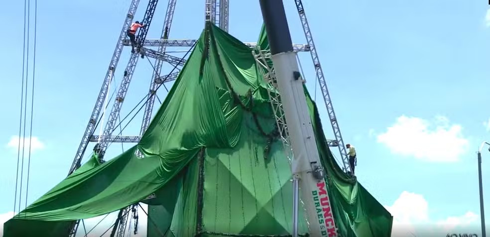 Justiça aponta problemas e Paulínia desmonta decoração de Natal