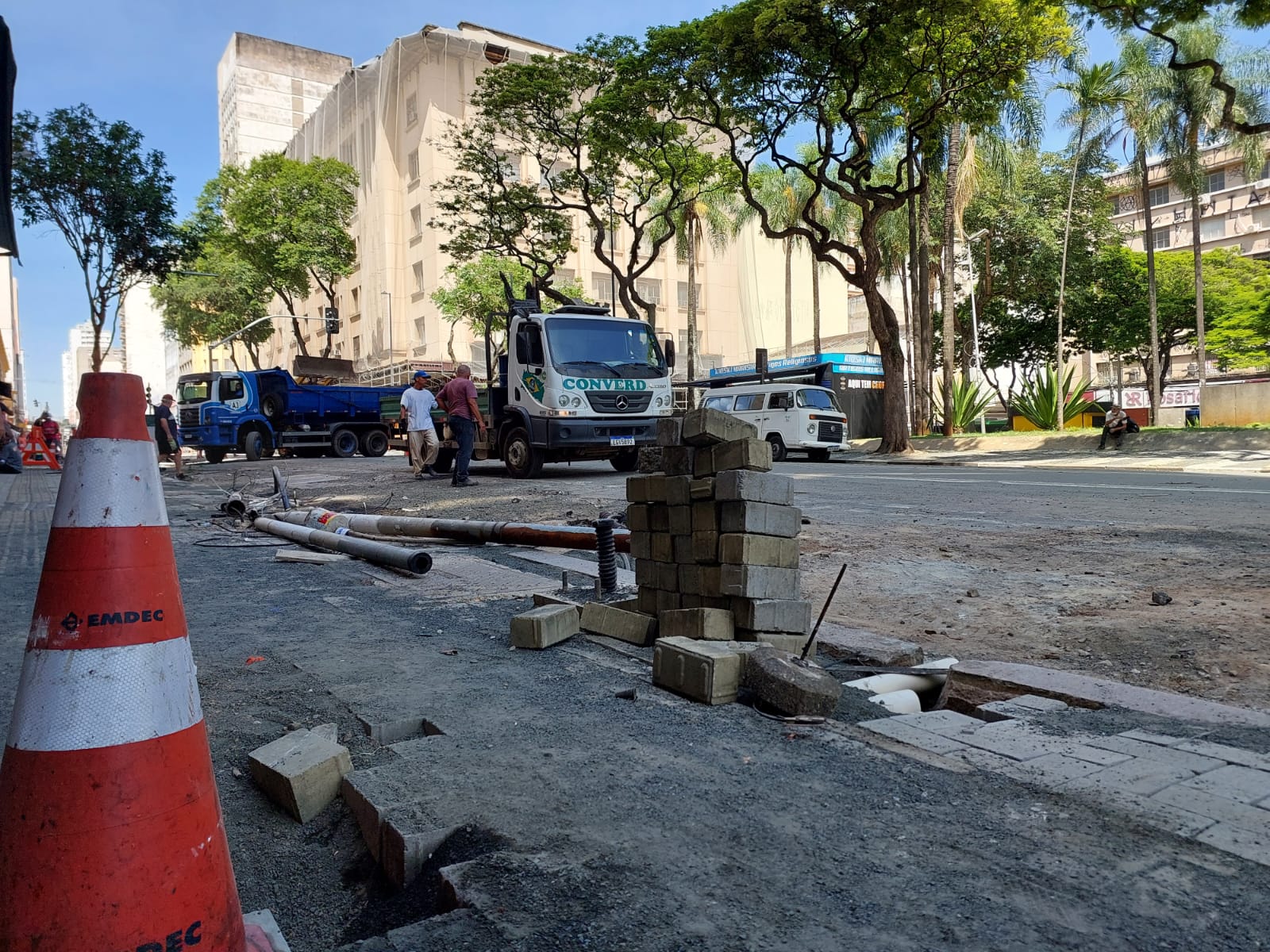 Obras na Campos Sales serão interrompidas nesta sexta; retomada será em janeiro