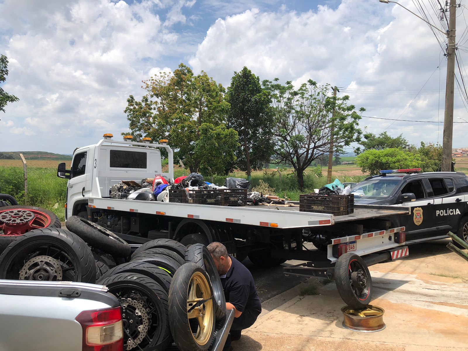 Polícia localiza desmanche irregular de motos de alta cilindrada em Sumaré