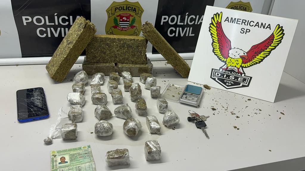 Homem é preso por vender drogas na modalidade “delivery” em Americana