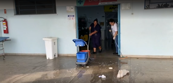 Incêndio teria começado na ala administrativa da UPA de Sumaré