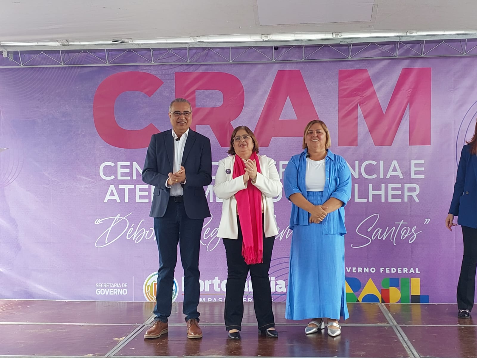 Ministra participa de reinauguração de unidade de acolhimento às vítimas de violência