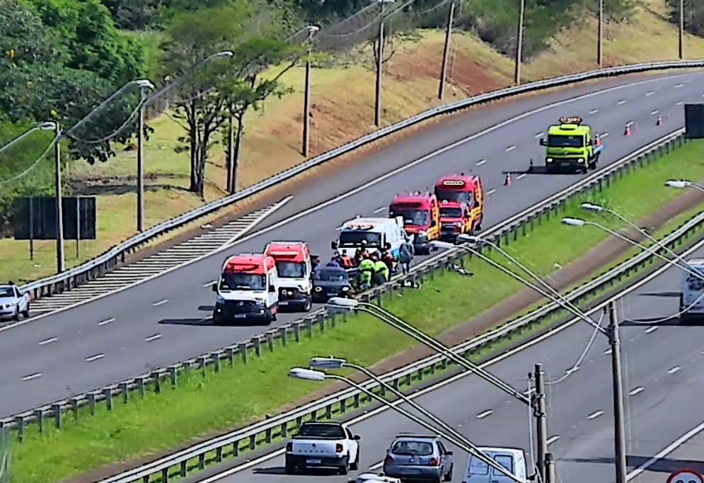 Motociclista morre e outro fica ferido em acidente na Rod. Zeferino Vaz, em Campinas 