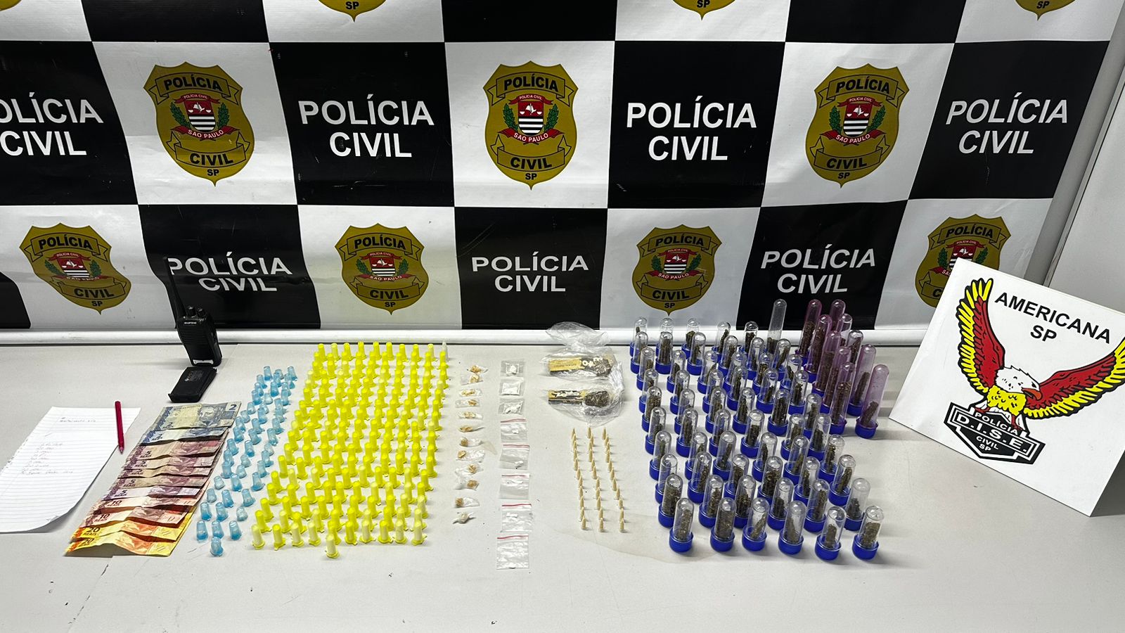 Polícia apreende mais de 300 porções de drogas durante operação em Hortolândia