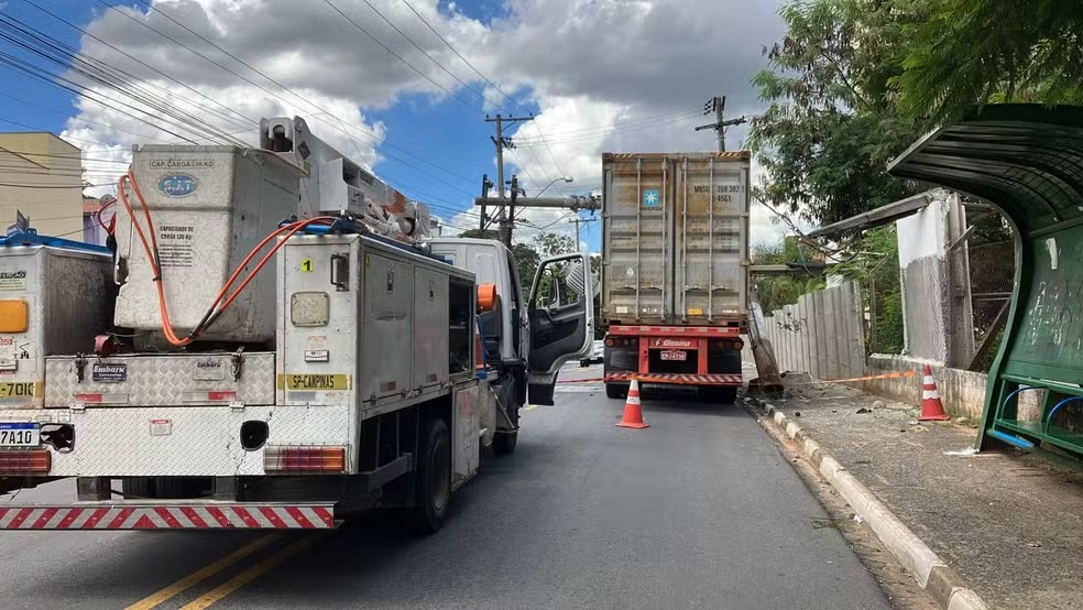 Poste com enxame tomba e abelhas atacam pessoas em Vinhedo 