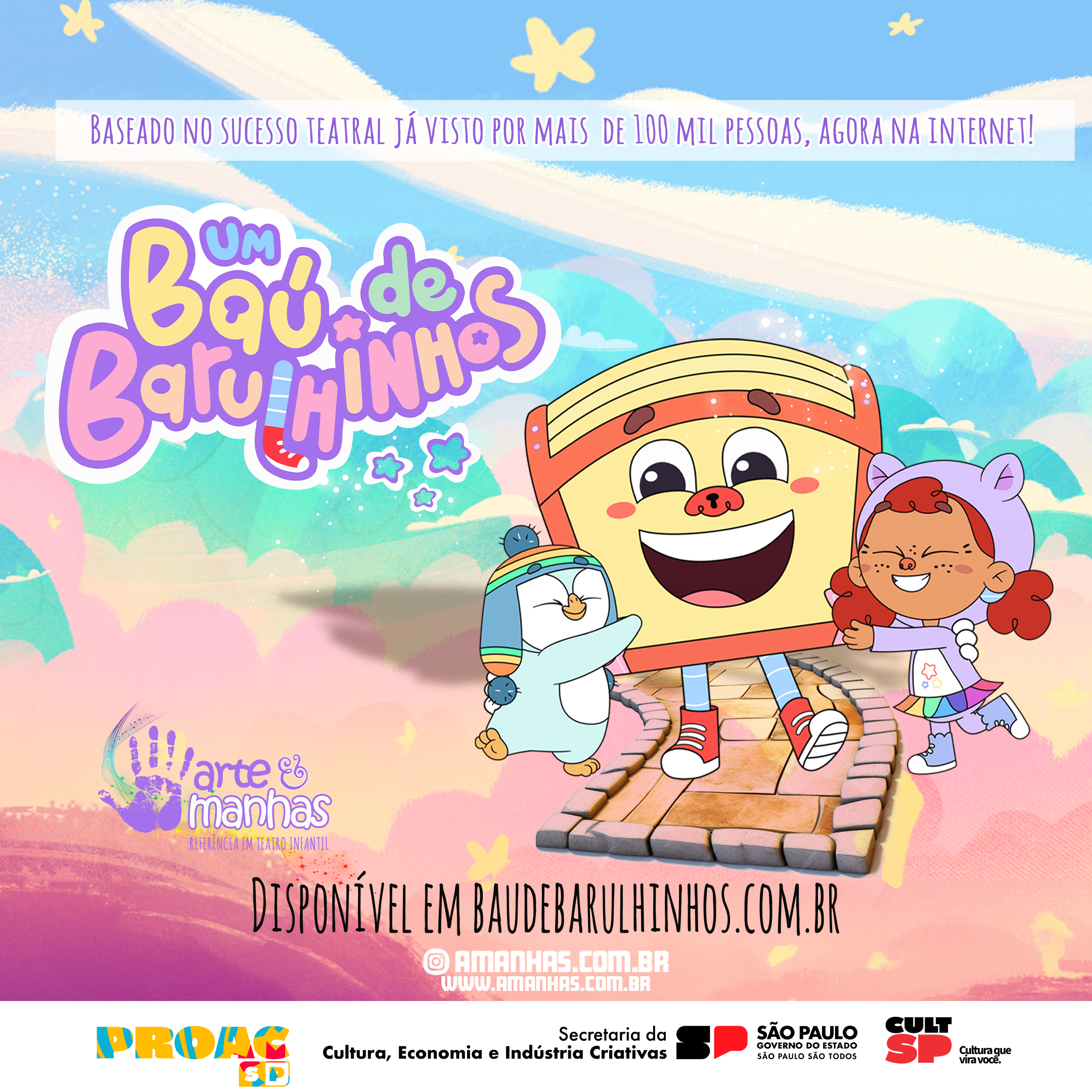 Um Baú de Barulhinhos ganha versão na internet com 5 videoclipes