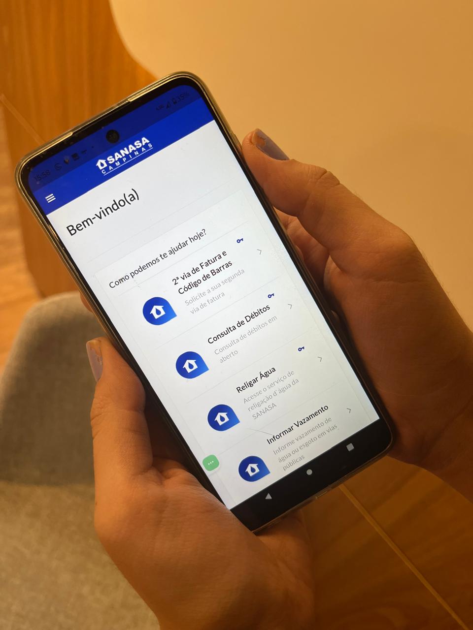 Consumidor passa a contar com app da Sanasa para serviços e informações 